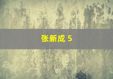 张新成 5